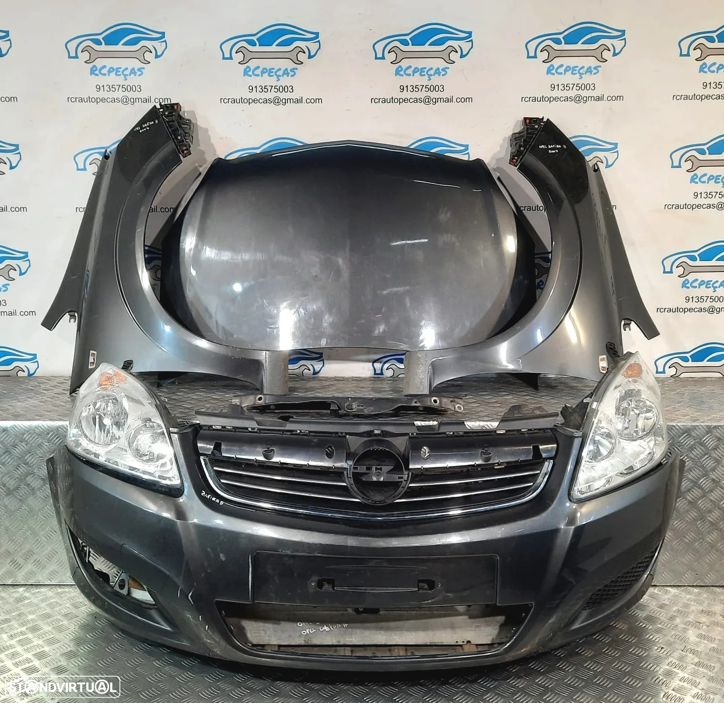 FRENTE COMPLETA OPEL ZAFIRA B A05 CAPOT PARACHOQUES GUARDA-LAMAS OTICAS RADIADOR - 2