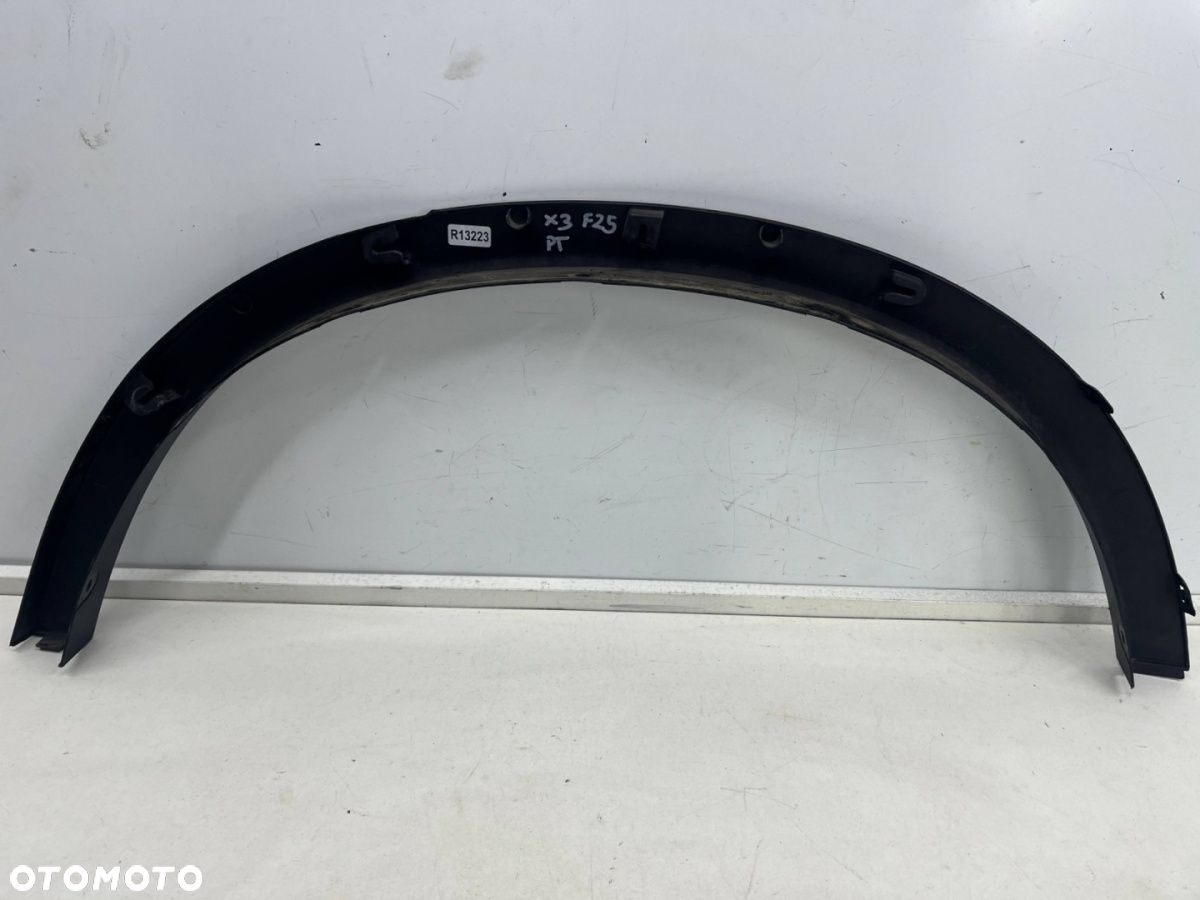 Listwa BMW X3 F25 10-17r. prawy tylny rant nadkola błotnika nakładka 7210084 - 12