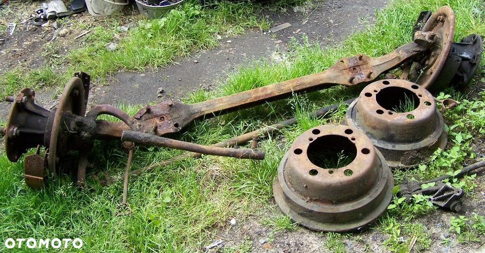 GAZ 51 63 LUBLIN części Rama Kabina Silnik Zawieszenie błotniki lampy koła - 15