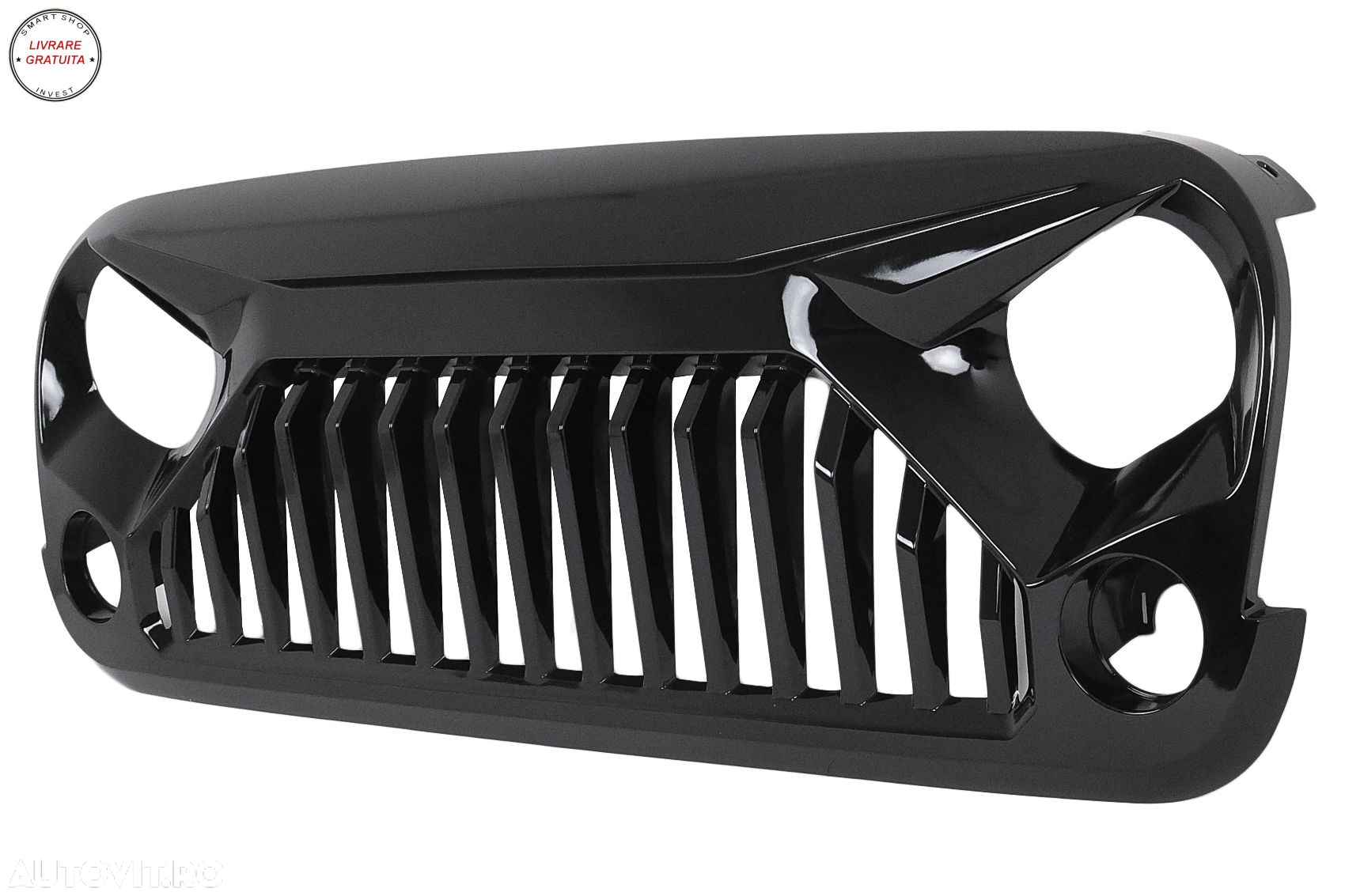Grila Centrala JEEP Wrangler / Rubicon JK (2007-2017) Angry VaderDesign Negru- livrare gratuita - 2