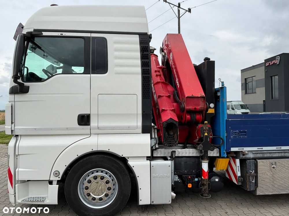 MAN TGX 26.480 6x2/4 z HDS z przodu na wieńcu HMF 3220 K5 , energetyka, konstrukcje dachowe , montażowy dźwig, budowlanka , kontenery (PALFINGER, HIAAB, EFFER, FASSI) cały na poduszkach - 15