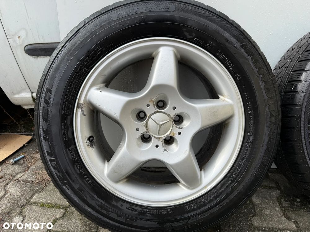 Mercedes ML W163 komplet felg R17 1634011202 - 8