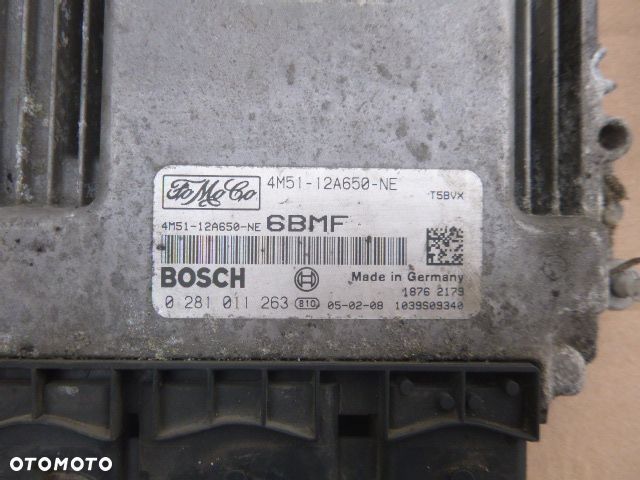 ZESTAW STARTOWY FORD FOCUS C-MAX MK1 1.6 TDCI 0281011263 - 8