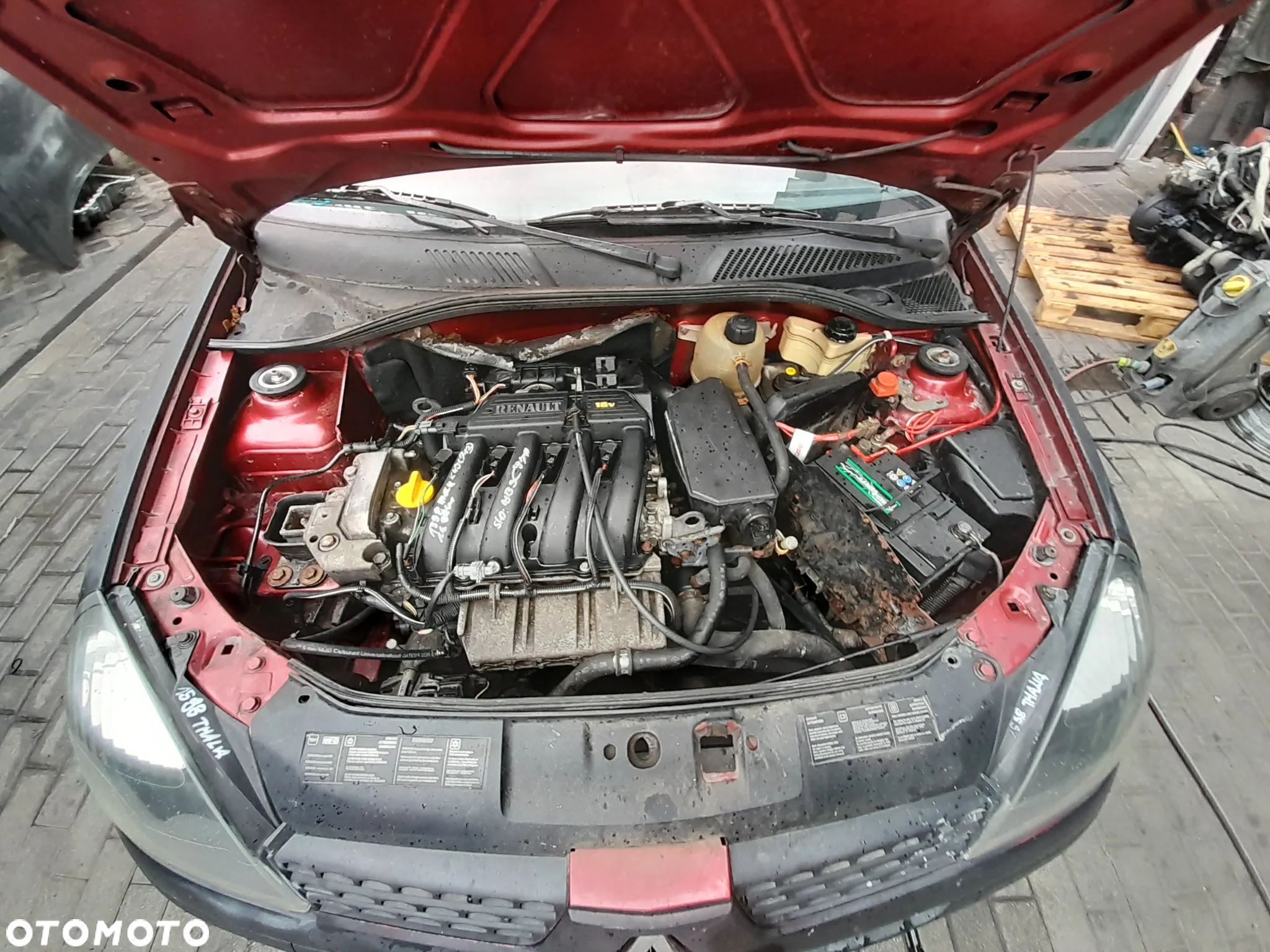 RENAULT THALIA SILNIK 1.4 16V 98KM BENZYNA  OZNACZENIE: K4J(712) - 1