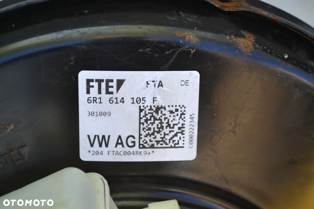 VW POLO 6R SEAT IBIZA IV SKODA FABIA II SERWO HAMULCA POMPA KPL 6R1614105F - 4