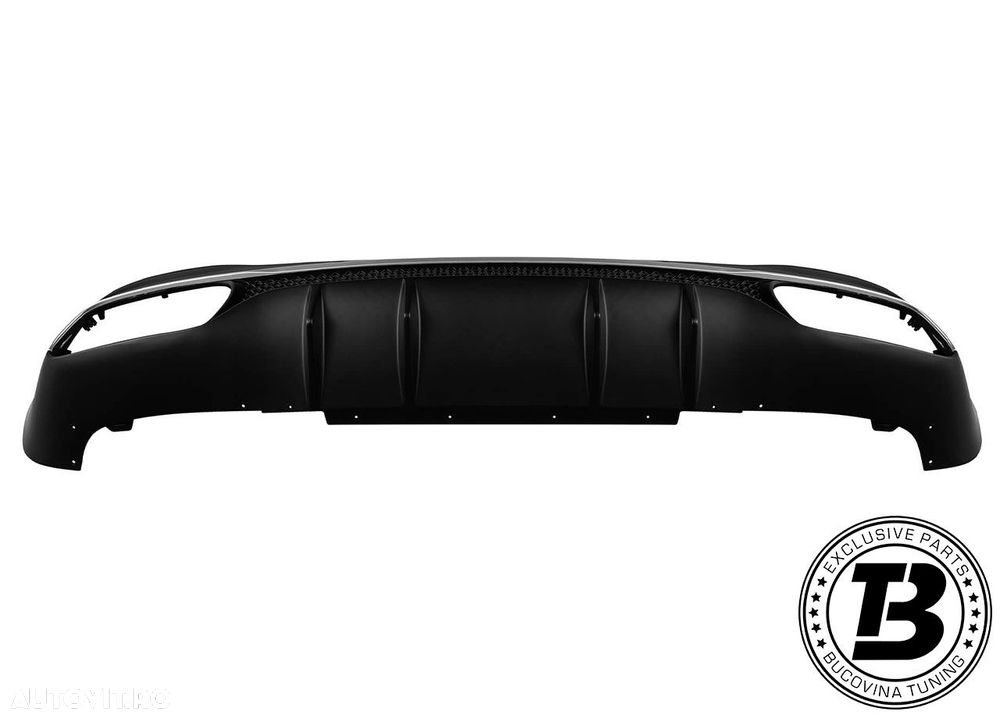 Difuzor Bara Spate cu Ornamente compatibil cu Mercedes GLS X167 GLS 63 Design - 5