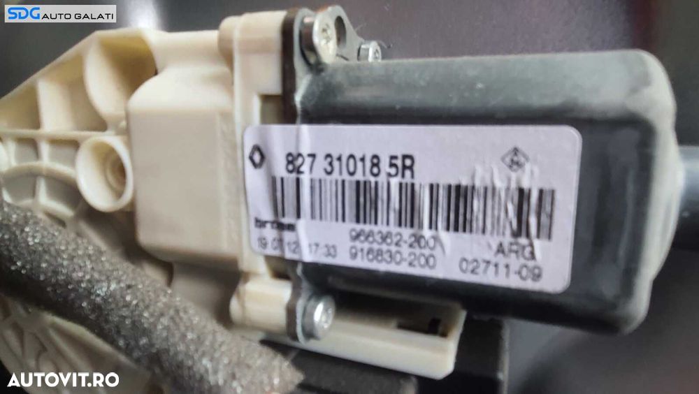 Macara Electrica pentru Geam Usa Portiera Stanga Spate Renault Megane 3 2008 - 2015 [C1673] - 2