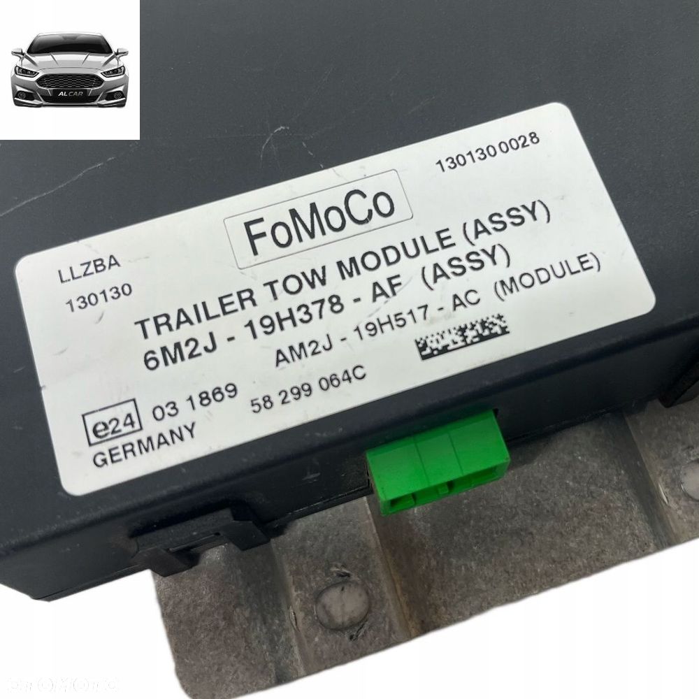 MODUŁ STEROWNIK HAKA FORD MONDEO MK4 LIFT 6M2J-19H378-AF - 3