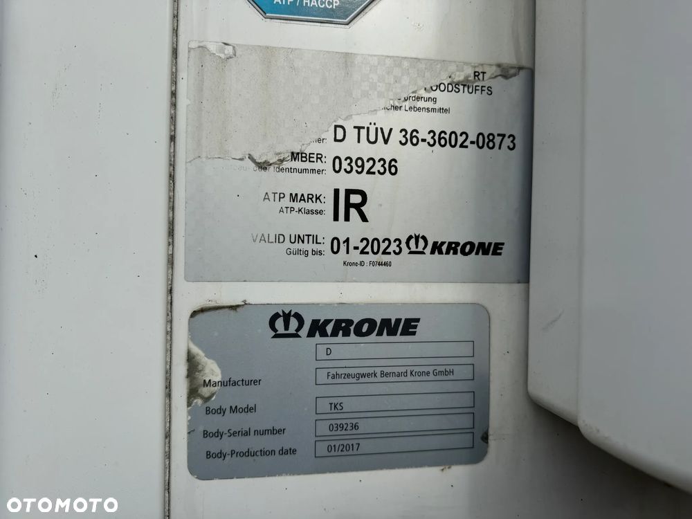 Krone Chłodnia ,Doppelstock , Carrier Vector 1950, Kwiatowa 2,50m - 35