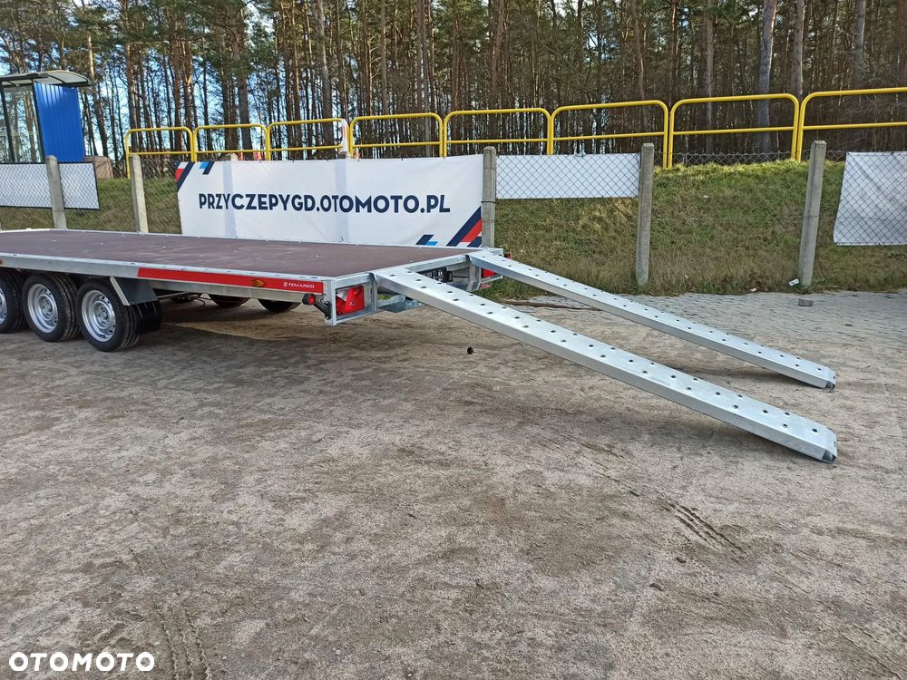 TEMARED CARPLATFORM 6021 / 3 osie 3,5T sklejka  wym. 590X211cm i inne, mocna - 15