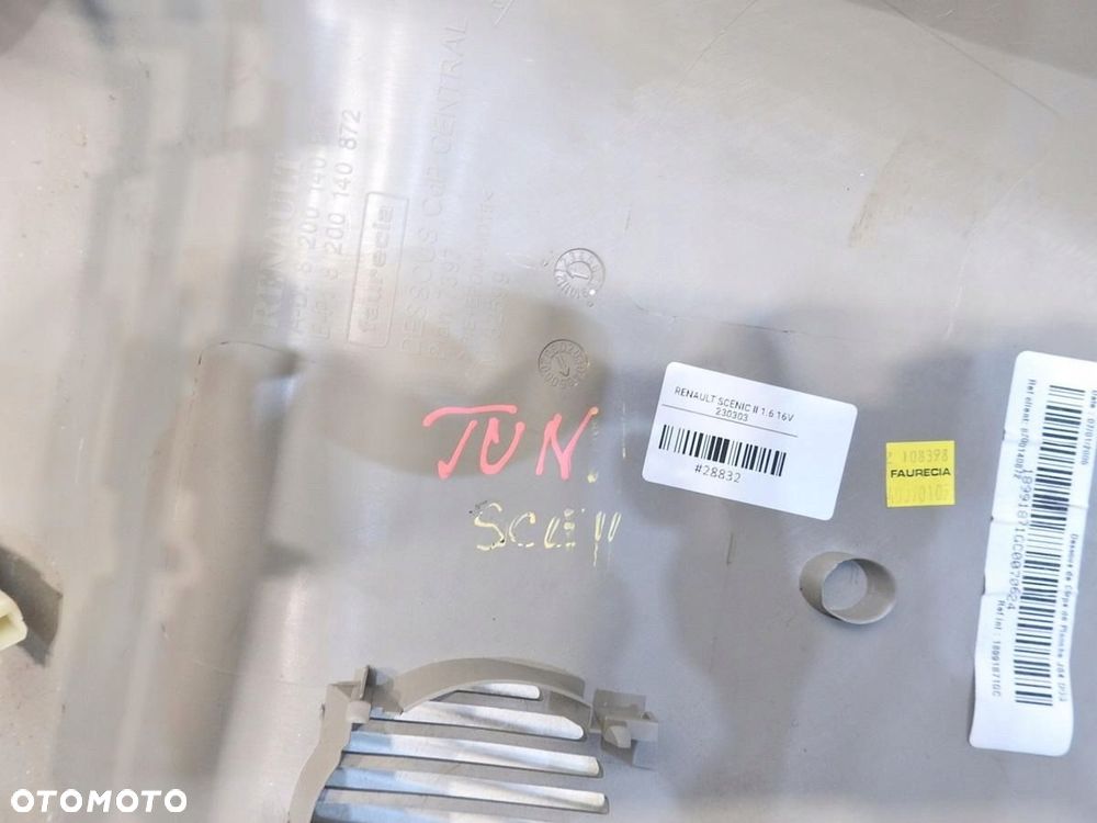 OBUDOWA TUNELU RENAULT SCENIC II 8200140872 - 2