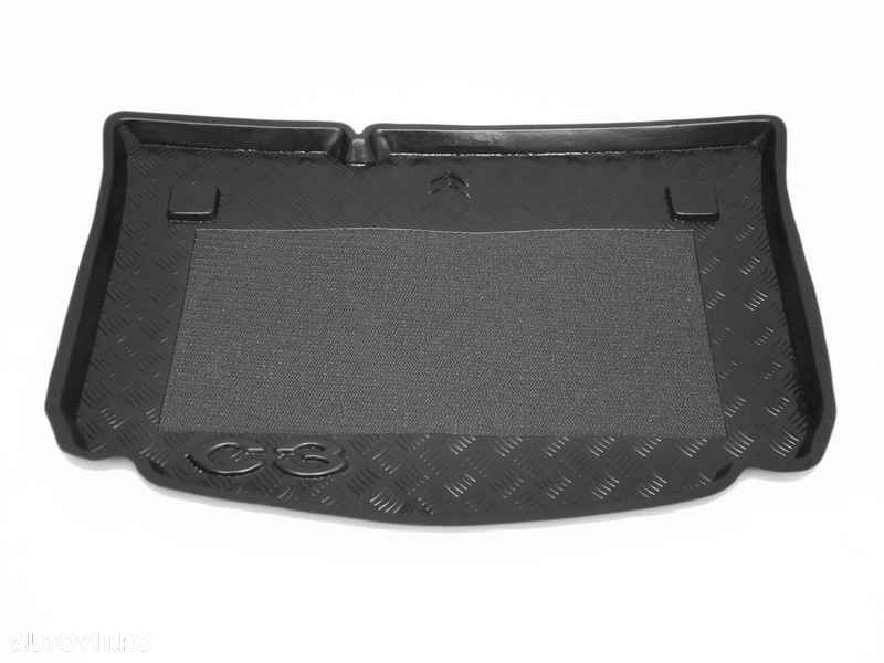 Tavita portbagaj Citroen C3 Hatchback 2002-2005 cu protectie antiderapanta - 1