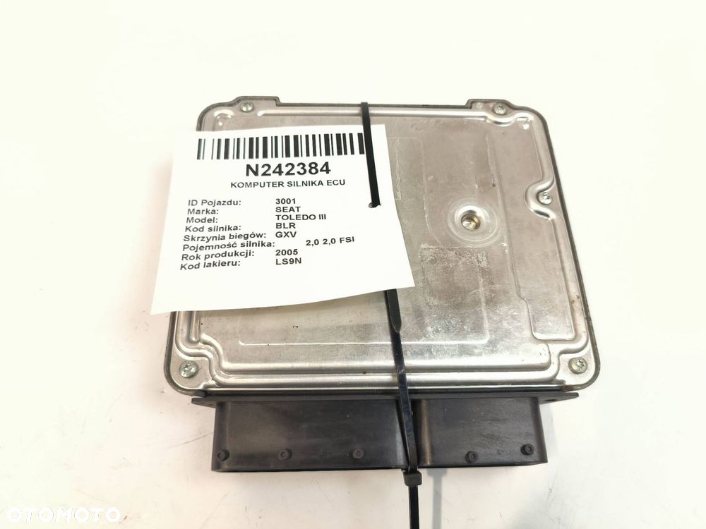 KOMPUTER SILNIKA ECU SEAT TOLEDO III 06F906056BA - 1