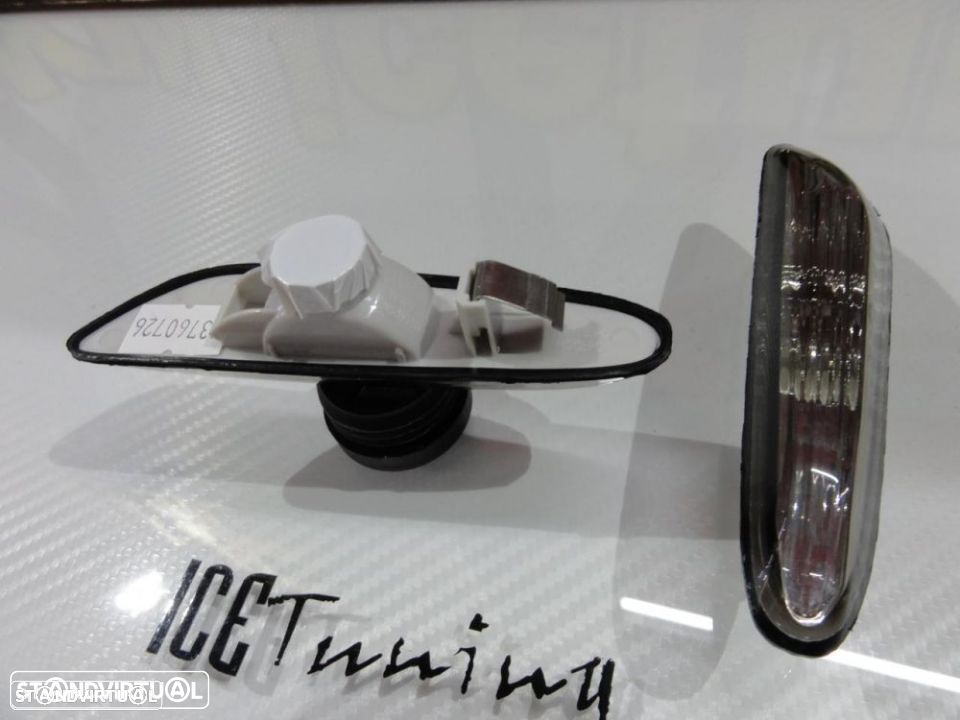 Piscas, Farolins Laterais + lâmpadas cromadas para BMW E81, E82, E84, E87, E88, E46 +01, E60, E61 E90 E91 E92 E93 escurecidos ou em cristal - 6