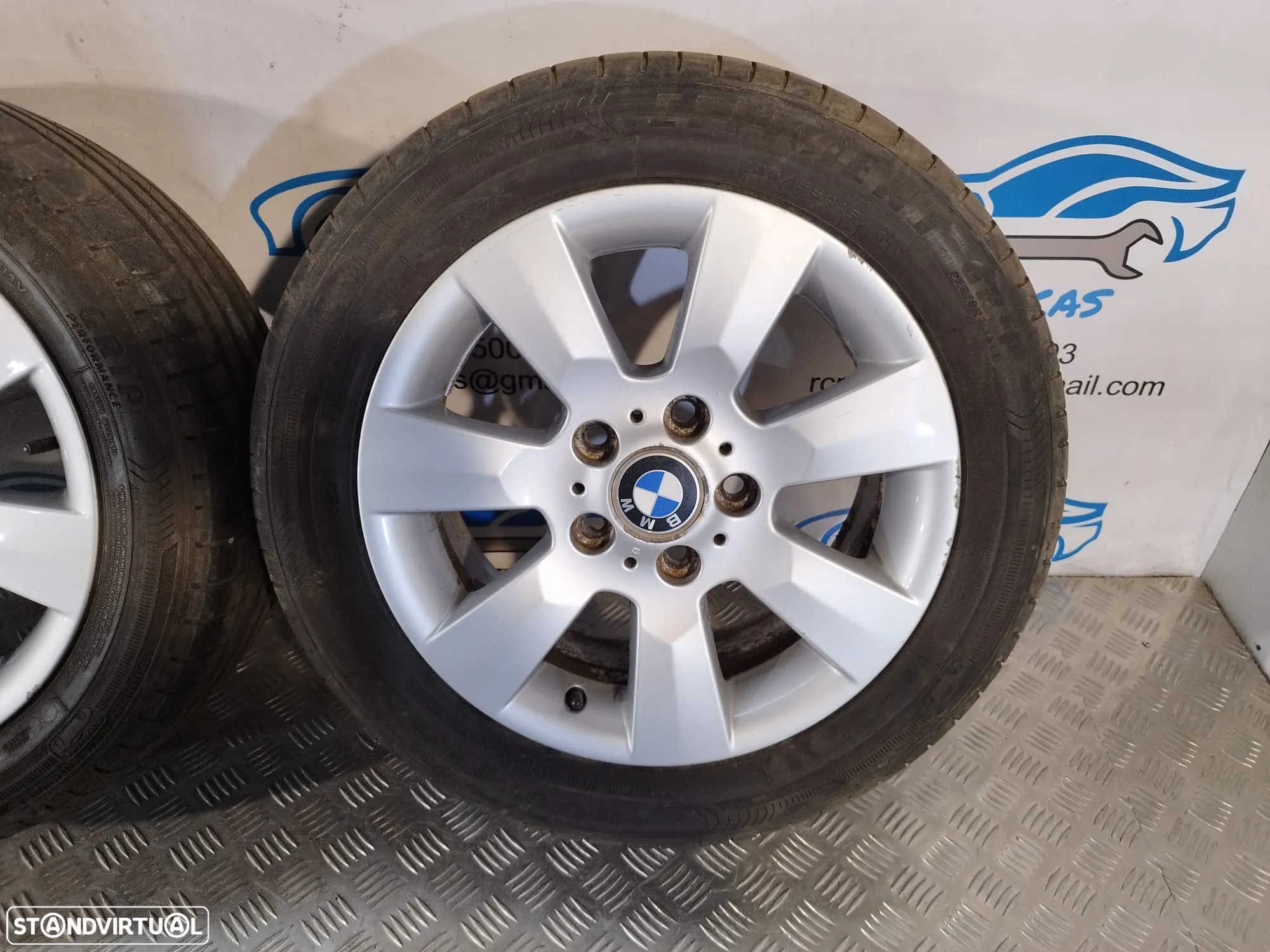 Conjunto Jantes 16 Originais BMW 7J ET47 5X120 - 6
