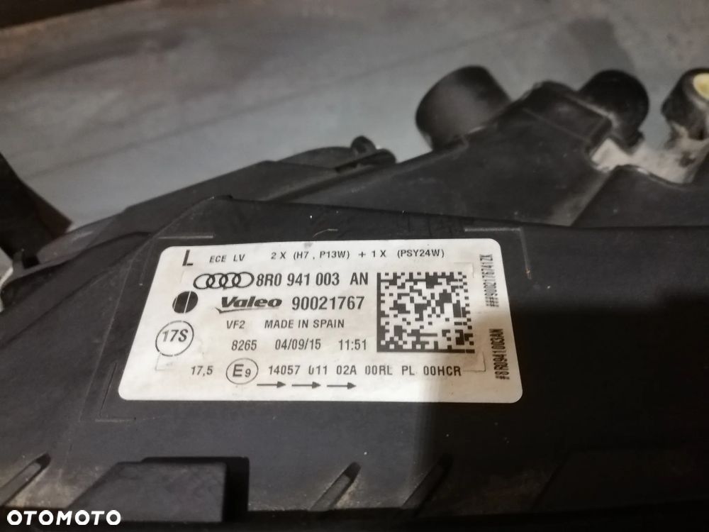 Audi Q5 8R 8R0941004AN 8R0941003AN  Lampa prawa Lewa przód - 5