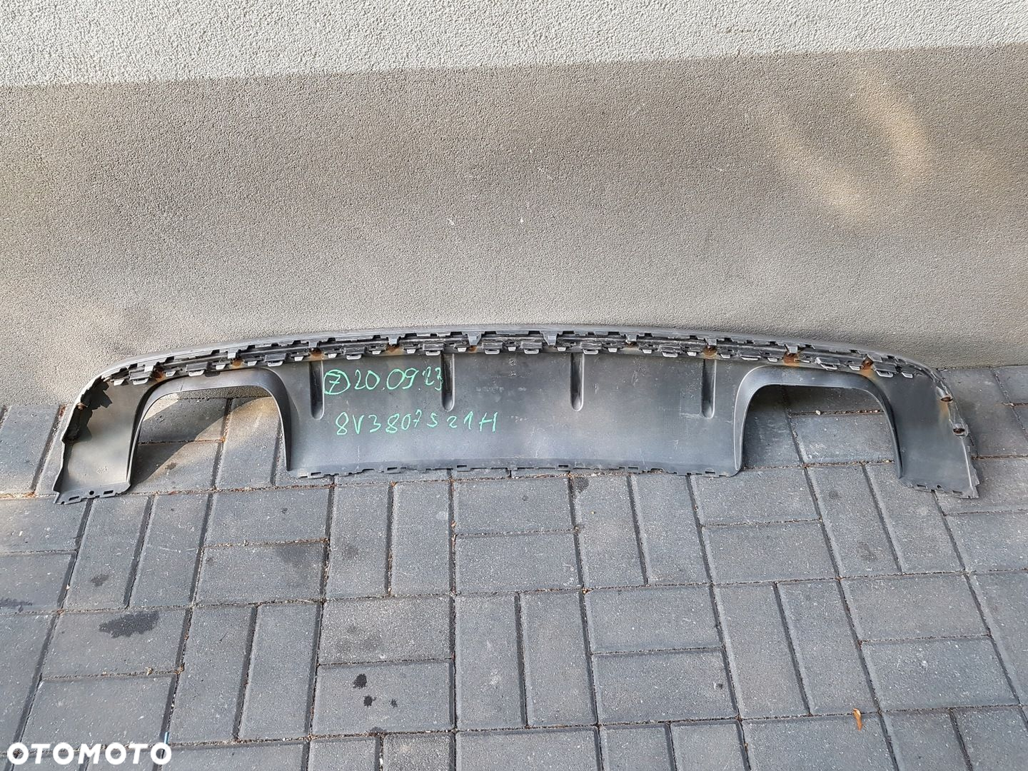 AUDI A3 S3 12-16 spoiler tył dyfuzor dokładka 8V3807521H - 2