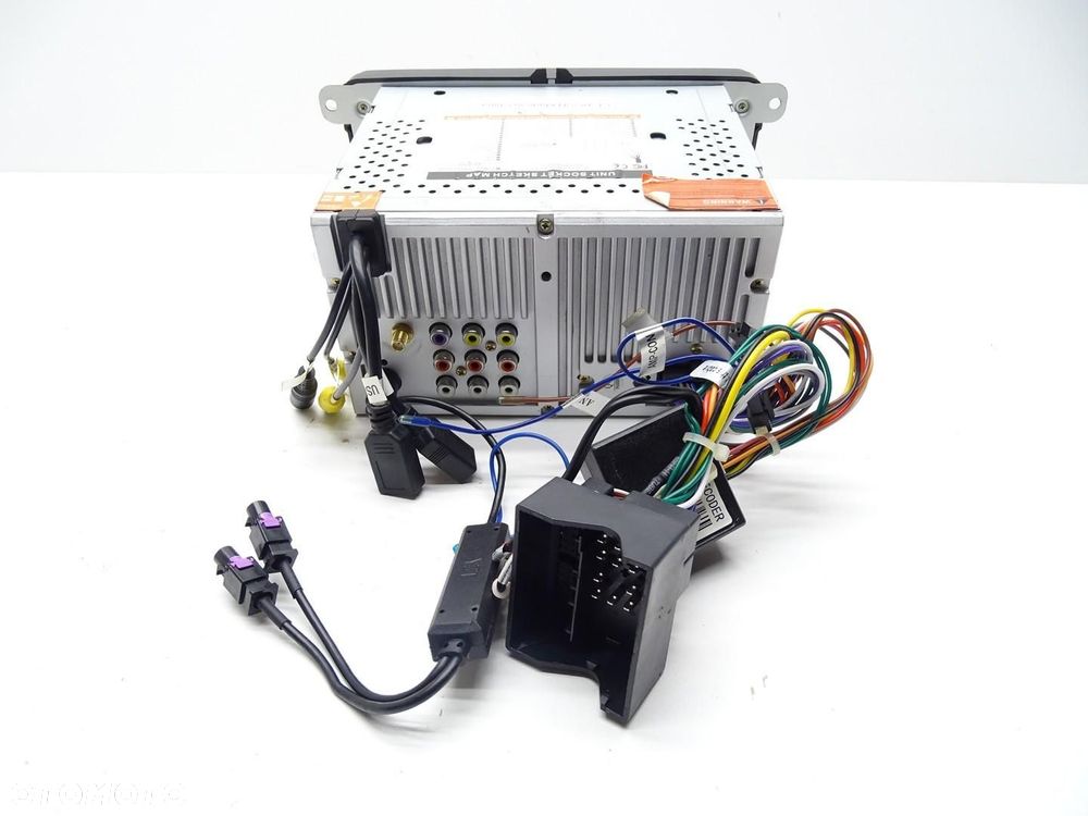 RADIO 2 DIN CZYTNIK KART SD CD GPS NAVI VW POLO V 6R - 7