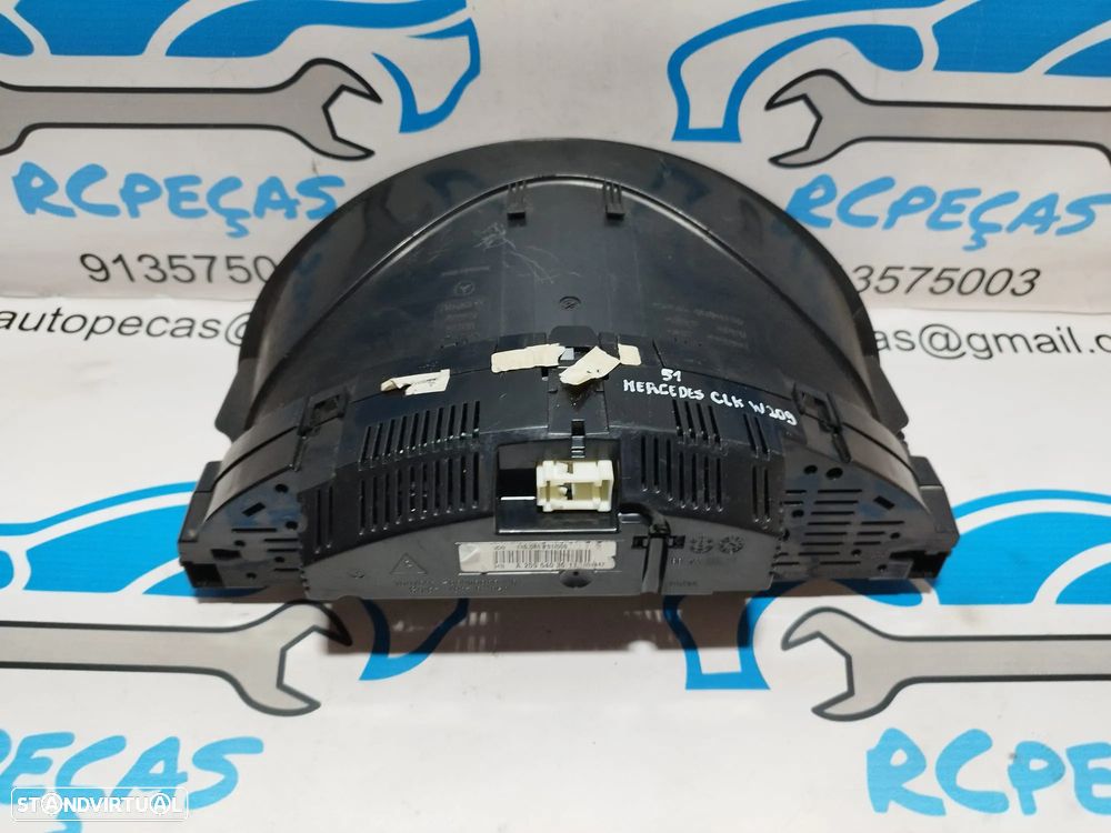 QUADRANTE MOSTRADORES PAINEL INSTRUMENTOS  A2095403511 MERCEDES CLK W209 - 6