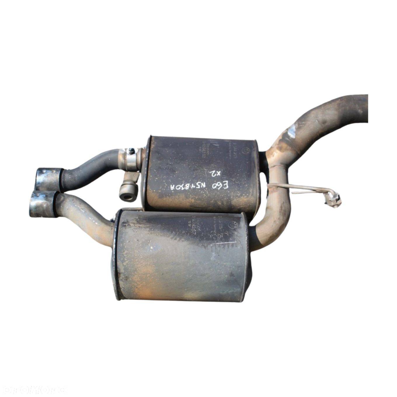 WYDECH Z PEŁNYMI KATALIZATORAMI BMW E60 N54B30 3.0B 535Xi 7564948 - 2