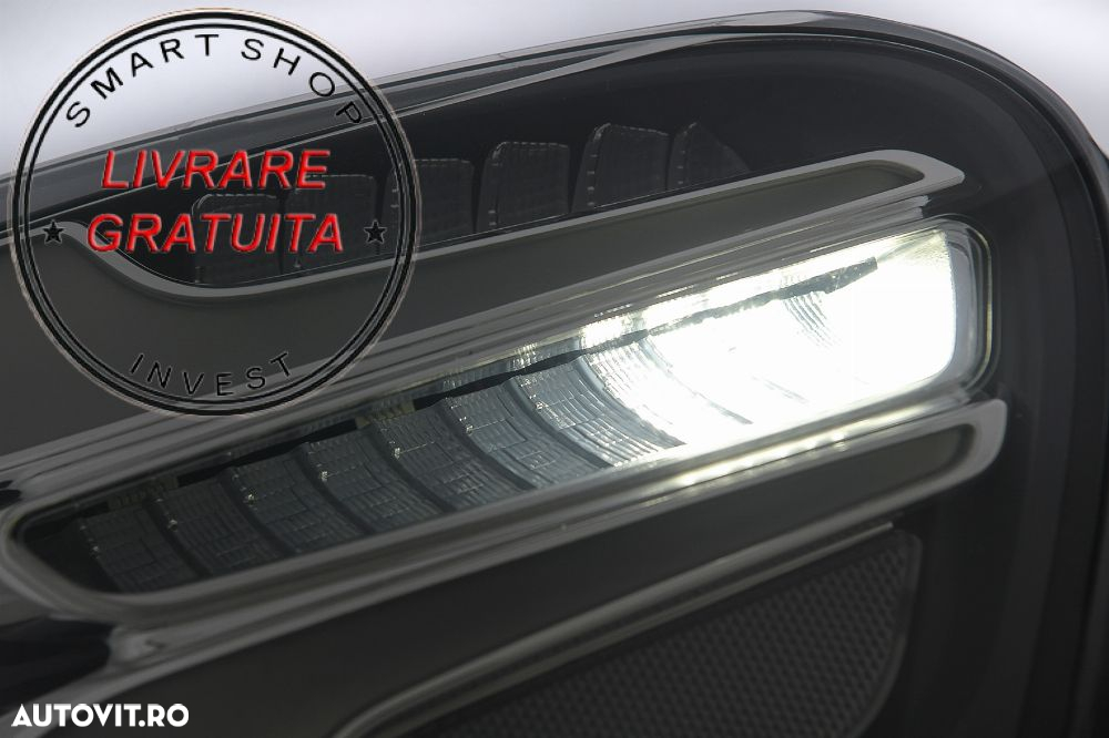 Stopuri LED Mercedes A-Class W176 (2013-08.2015) Facelift Design Fumurii cu Semnal- livrare gratuita - 10