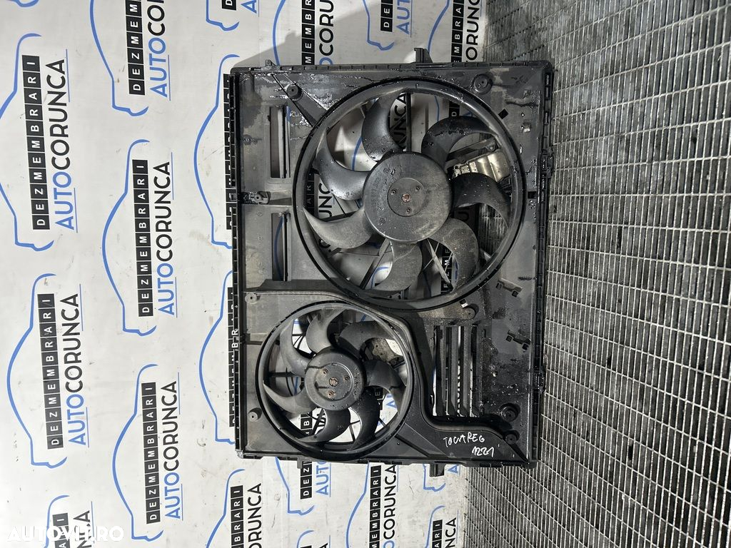 Electroventilator Volkswagen Touareg 7L 3.0 TDI 2007 - 2011 Automata (1221) 7LQ121203F - 3