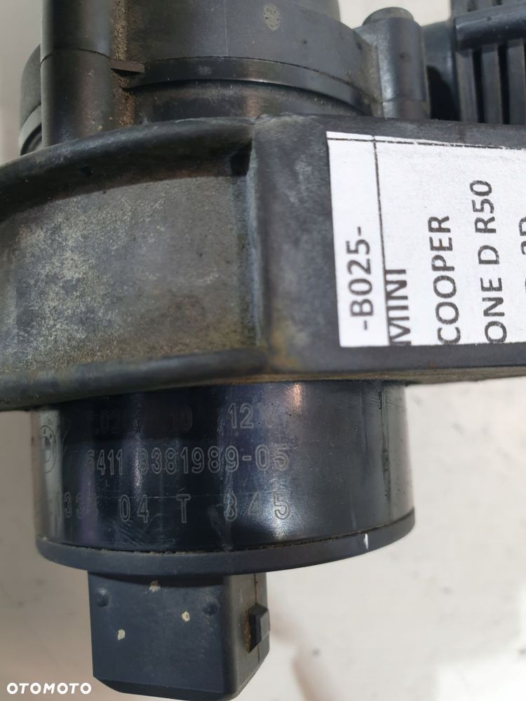 dodatkowa pompa wody 8381989 bmw 5 e39 525i 528i mini r50 - 2