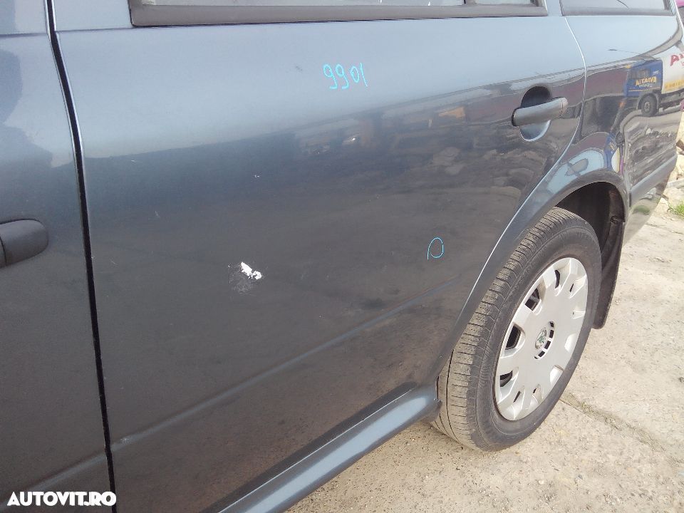 Usa / Portiera Stanga Spate Skoda Octavia 1 Tour Break / Combi 1996 - 2009 Cod Culoare 9901 - 2