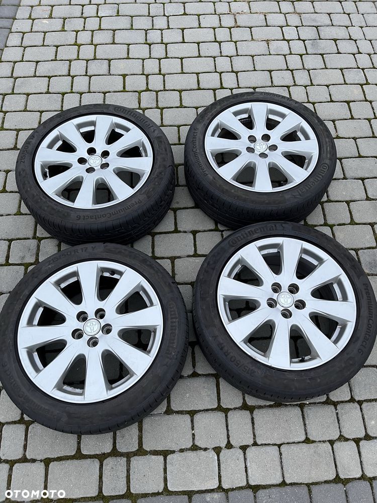 Alufelgi 5x100 17 cali Toyota Prius Verso Yaris Corolla GT 86 Avensis - 7