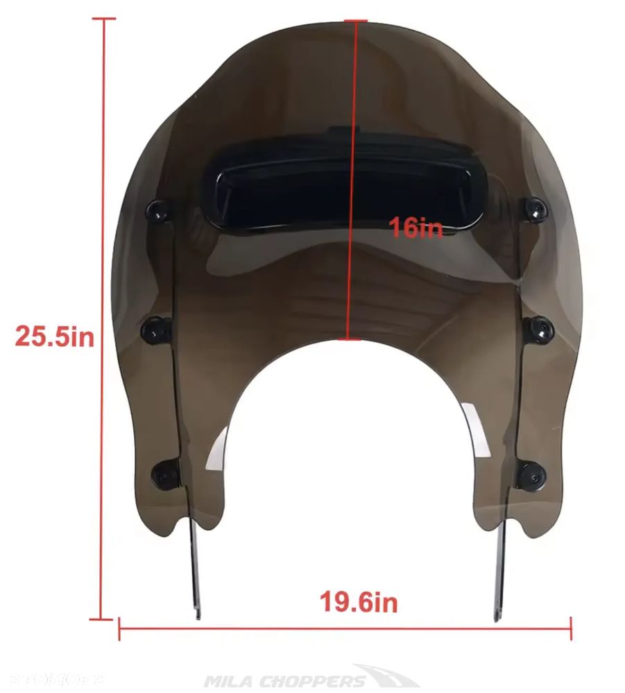 Szyba z wlotem powietrza, Harley 94-25 FLH Touring FLHR FLHRXS Road King - 1
