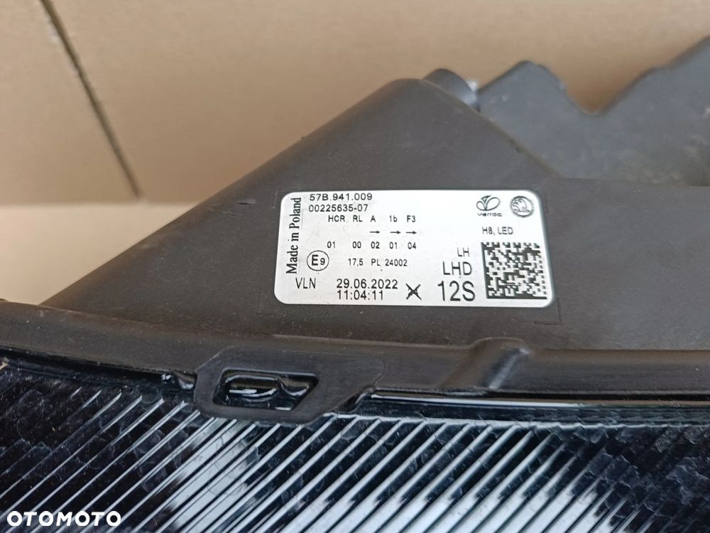 Full Led przedni lewy Skoda Karoq lift lampa 57B941009 - 7