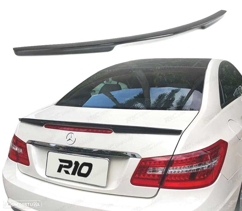 AILERON SPOILER TRASEIRO MERCEDES C207 COUPE CABRIO 09- LOOK AMG CARBONO - 1