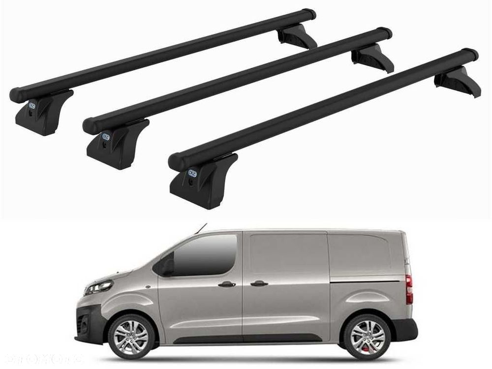 Bagażnik Dachowy Opel VIVARO Bus 2014 do 2019 bazowy 3 belki 150kg Van - 1