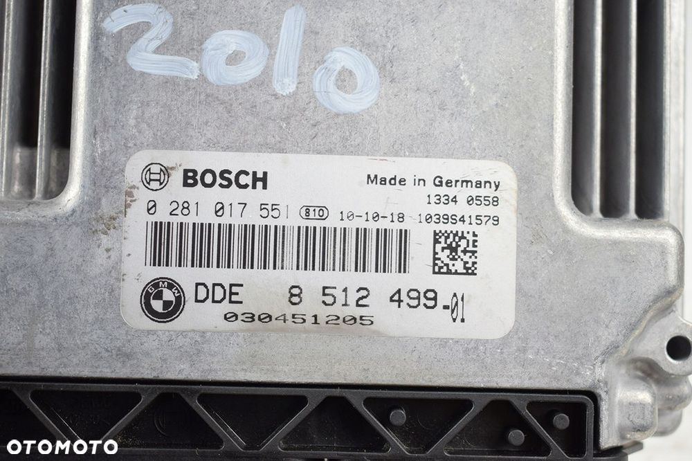 sterownik * zestaw startowy bmw 1 e81 0281017551 - 4