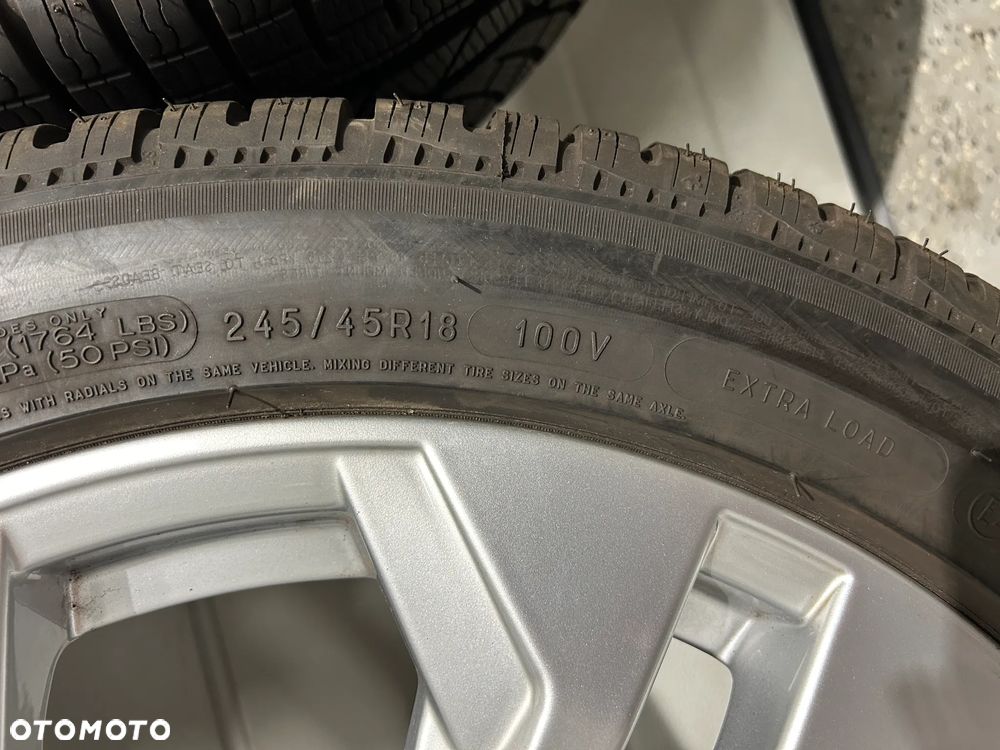 Oryginalne KOŁA FELGI 18 AUDI A4 B9 Allroad A6 C7 Michelin 245/45R18 2020r 7,5mm jak NOWE - 12