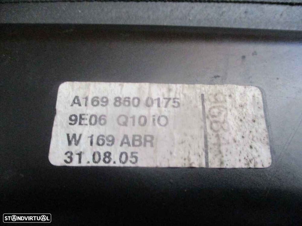 Tampo Cortina Da Mala A1698600175 MERCEDES CLASSE A W169 FASE 1 2005 2.0CDI 110CV 5P CINZA - 3