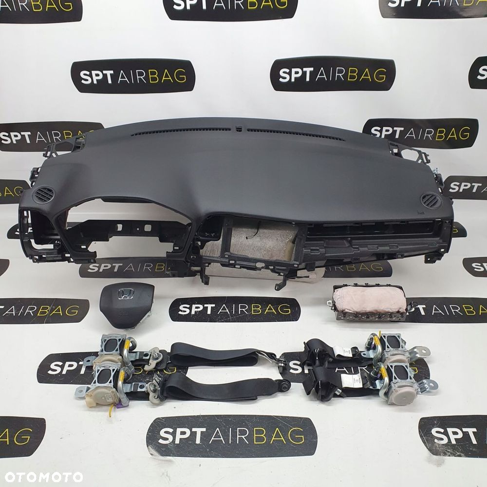 HONDA HRV HR-V DESKA ROZDZIELCZA KONSOLA KOKPIT PULPIT PODUSZKI AIRBAG AIR BAG PASY KIT SET - 1
