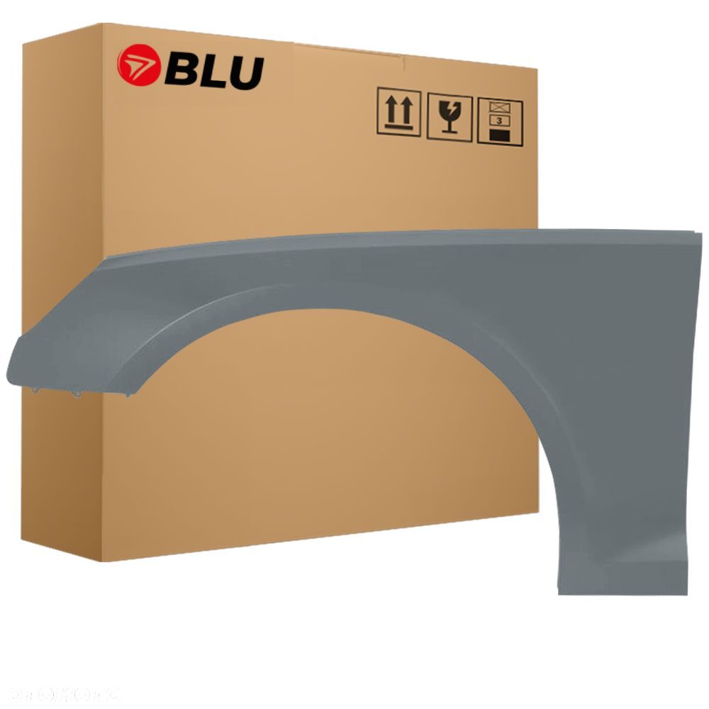 BLU Błotnik AUDI A4 B9 S4 LIFT LZ7S lewy przód Srebrny 2019-2024 DaytonaGrau - 1
