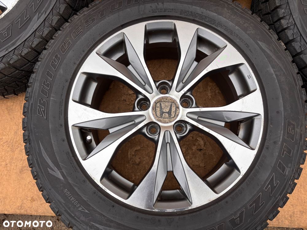 Oryginalne Felgi Koła Zimowe Honda CRV 235 65 R17 Aluminiowe 7J 17 Et50 5x114,3 Komplet 7JJ 17” Bridgestone Opony - 2