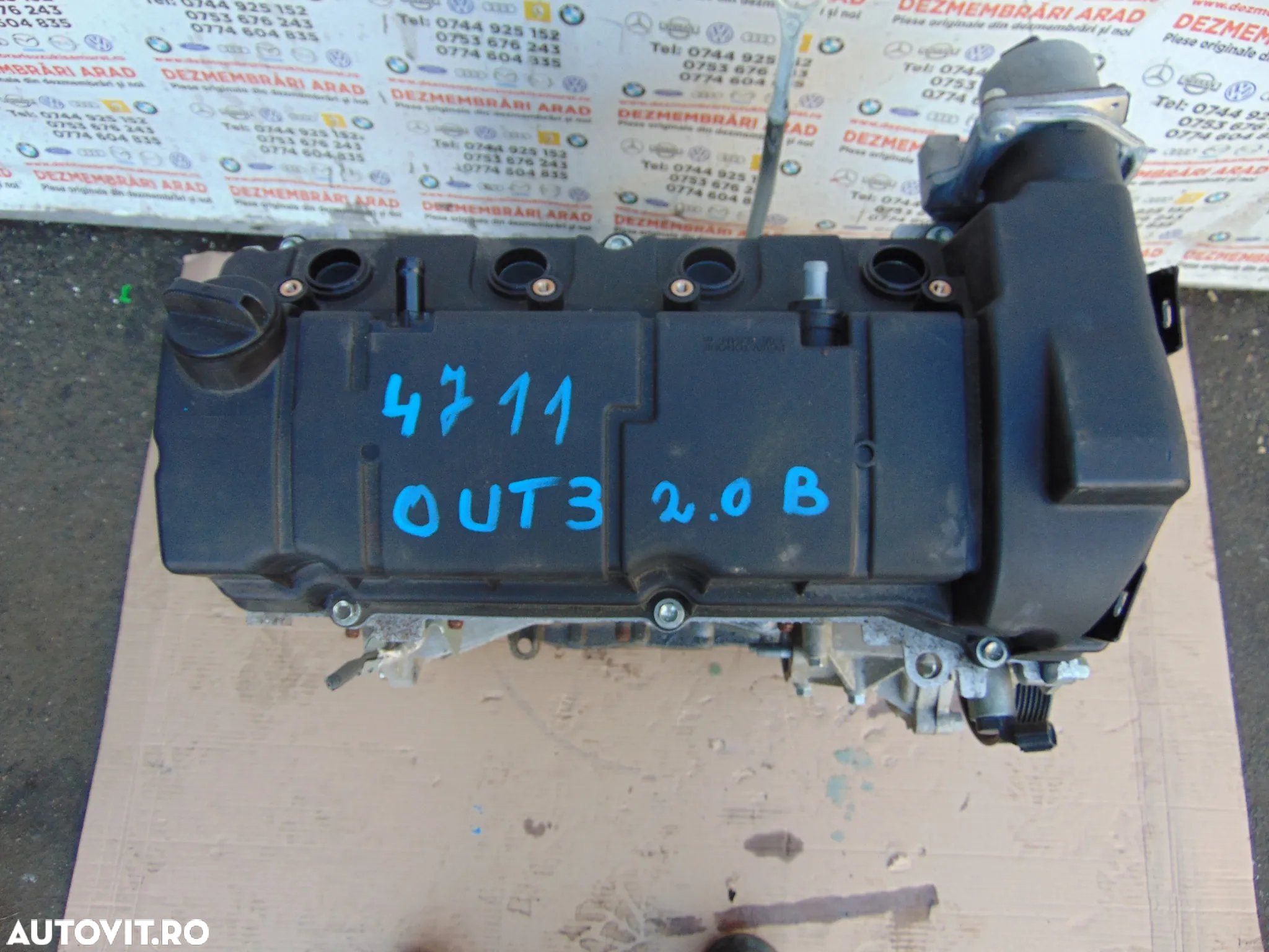 Motor Mitsubishi Outlander 2.0 benzina 4J11 lancer 34.000km euro 6 asx - 8