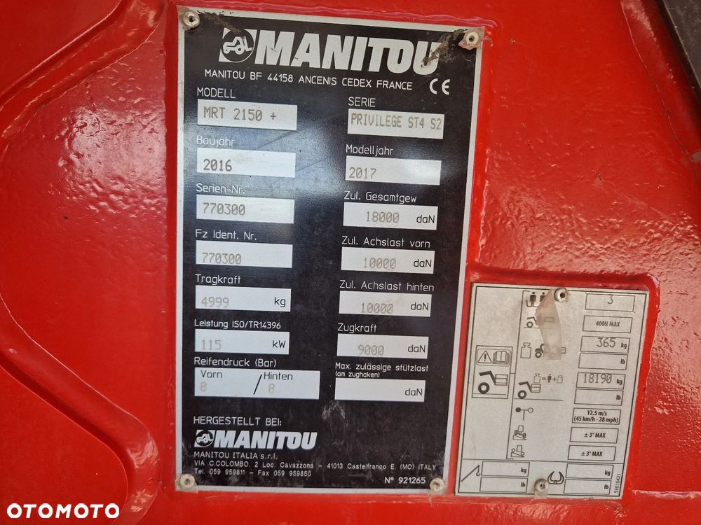 Manitou MRT 2150+ M511 - 9