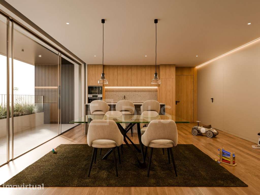 Apartamento T3 com varanda inserido em novo empreendimento, em Gond... - Grande imagem: 2/36