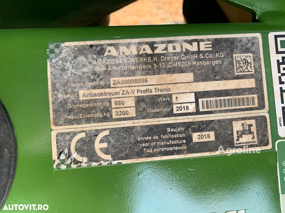 Amazone Amazone ZA_V PROFIS TRONIC 3200 - 8