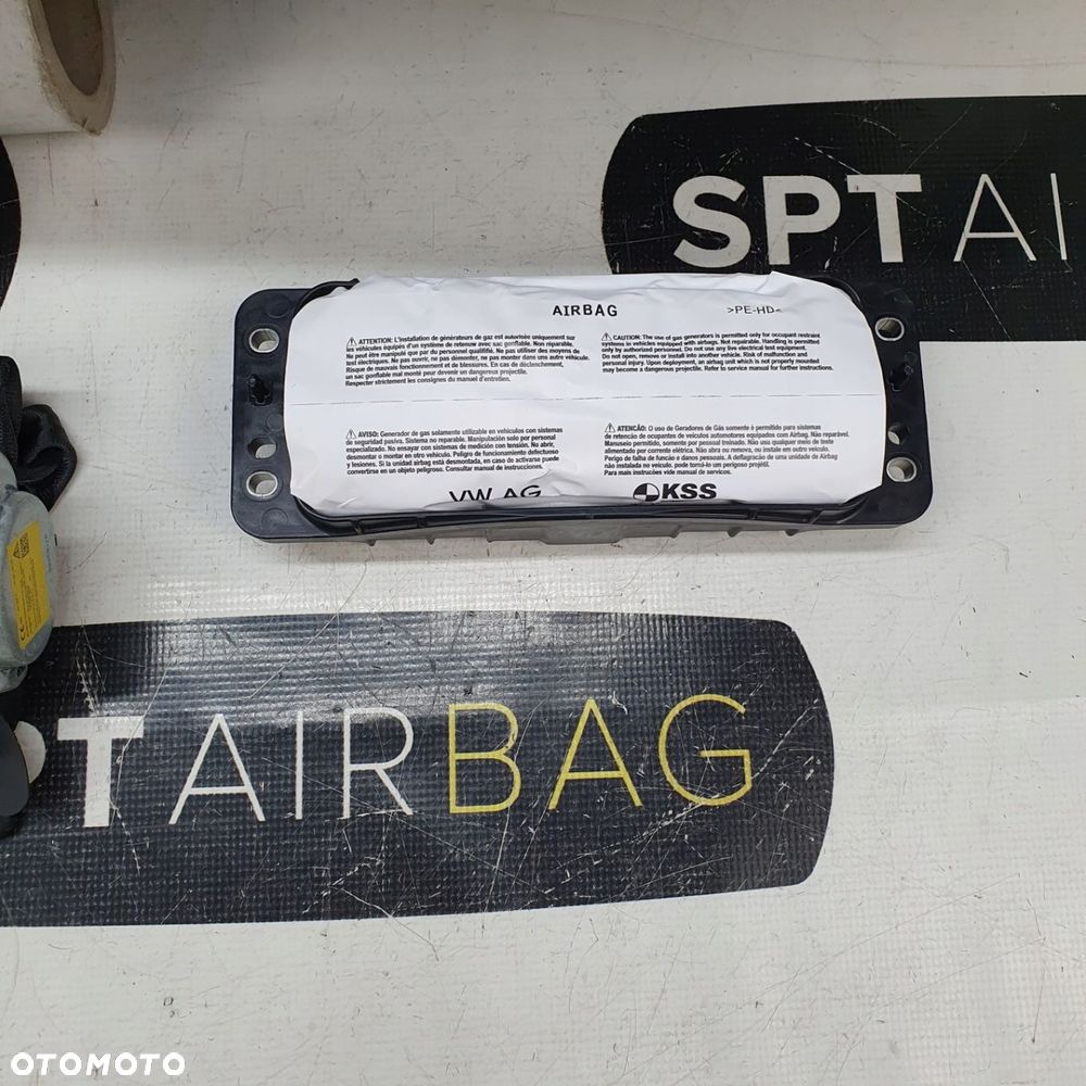 SKODA KODIAQ DESKA ROZDZIELCZA KONSOLA KOKPIT PULPIT PODUSZKI AIRBAG AIR BAG PASY KIT SET - 6