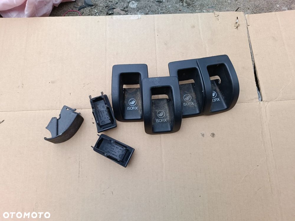 ZAŚLEPKI ISOFIX KOMPLET SKODA OCTAVIA III VRS KOMBI 5E0887233A - 1