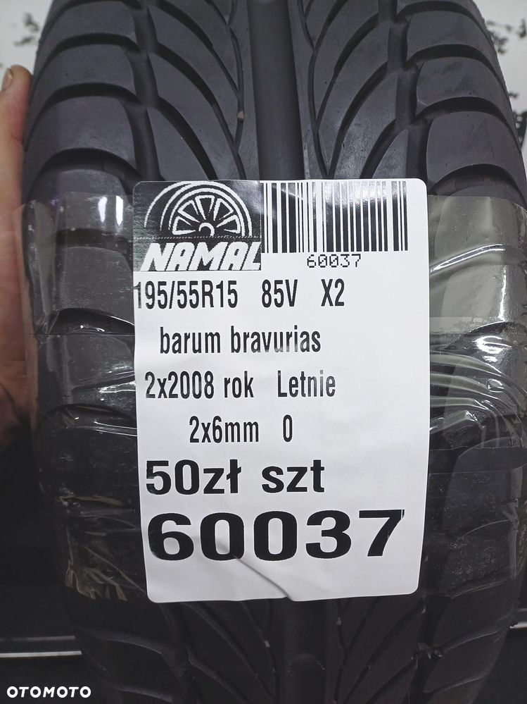 2x 195/55r15 barum opony letnie 6mm 60037 - 7