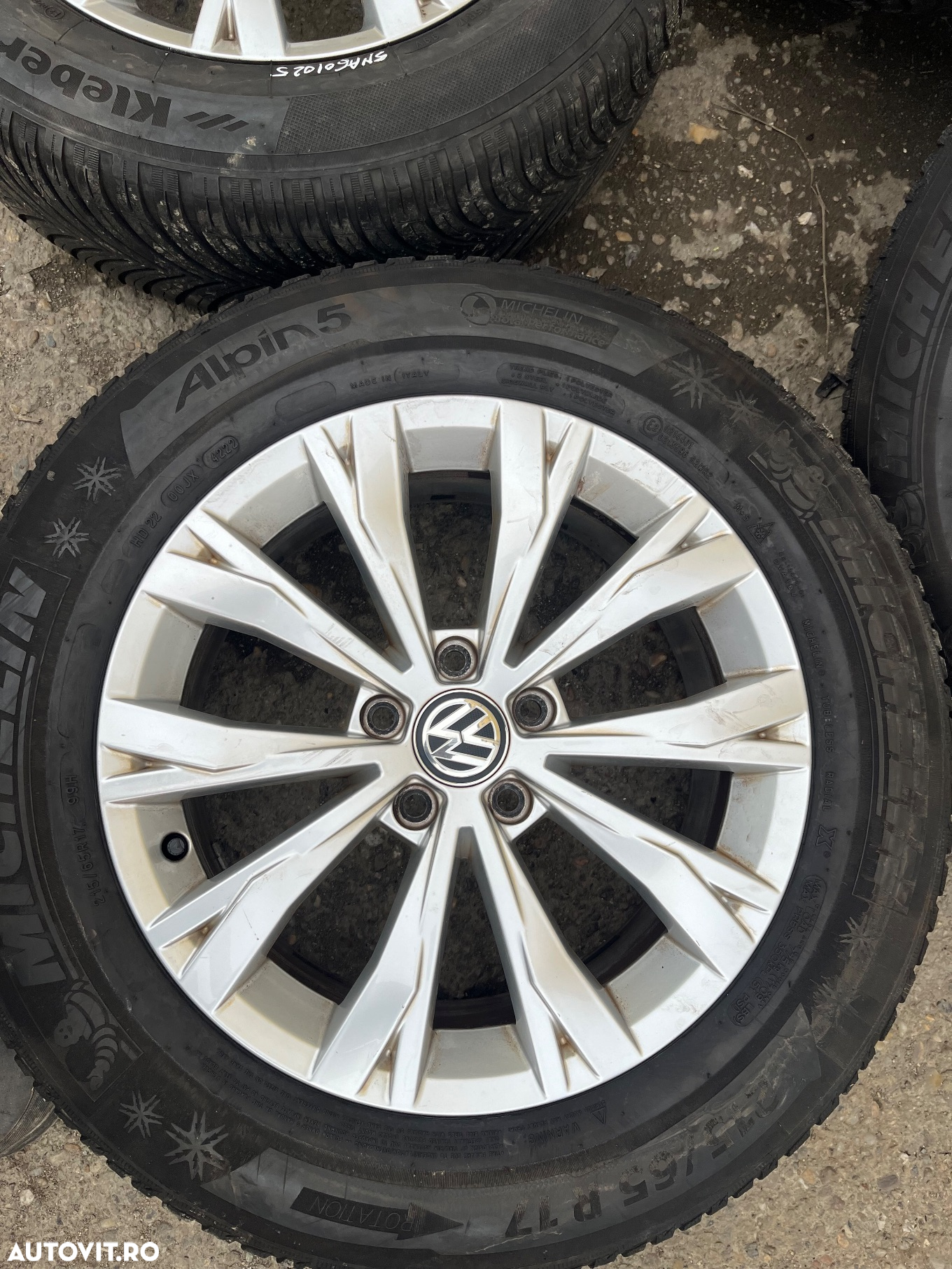 Jante cu anvelope R17 Vw Tiguan 2017 - 2