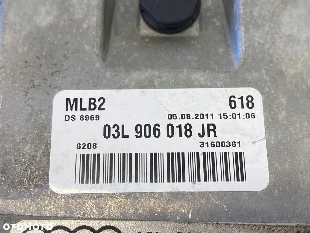 KOMPUTER STEROWNIK SILNIKA AUDI A4 B8 A5 8T 2.0 TDI 03L906018JR - 12