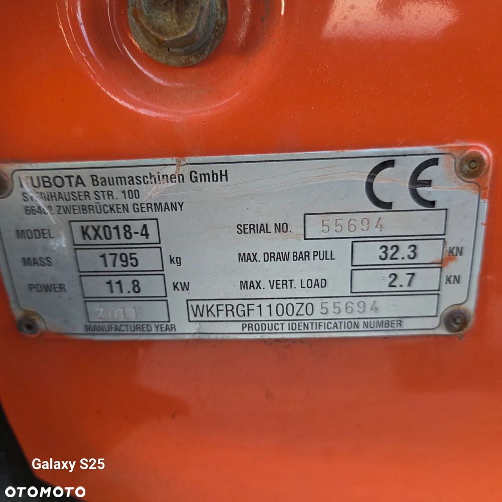 Kubota KX 18 - 9