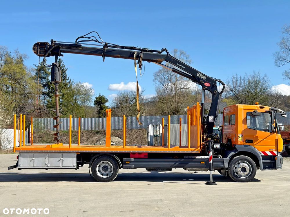 Mercedes-Benz ATEGO 1324 * SKRZYNIA 6,40 m + HIAB 144 B - 1  DUO + WIERTNICA - 5